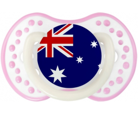 Bandera tetina de Australia lovi dynamic blanco rosa fosforescente