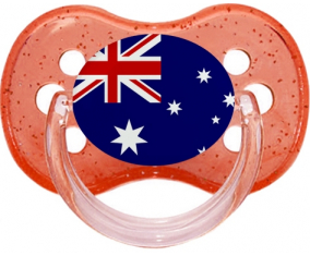 Australia bandera rojo cereza brillo lollipop