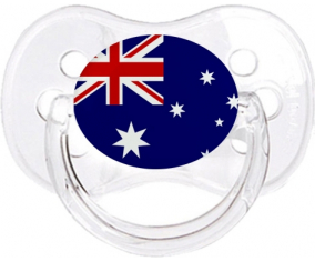 Bandera Australia Clásico Transparente Cereza Lollipop