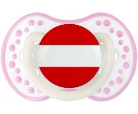 Bandera Austria Lollipop lovi dynamic fosforescente blanco-rosa