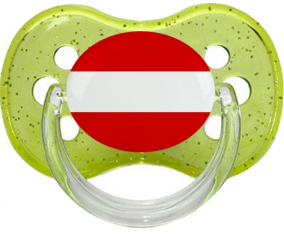 Bandera de Austria verde cereza brillante piruleta