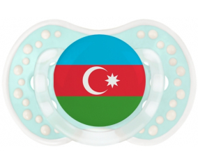 Bandera de Azerbaiyán Lollipop lovi dynamic clásico retro-turquesa-laguna