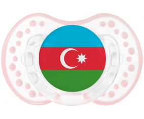 Bandera de Azerbaiyán Lollipop lovi dynamic clásico retro-blanco-rosa-tierno