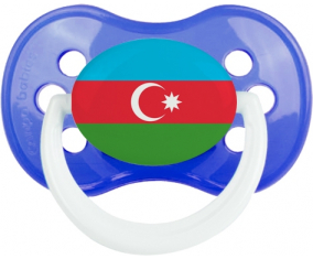 Bandera de Azerbaiyán Clásica Piruleta Anatómica Azul