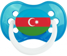 Bandera de Azerbaiyán Clásica Cian Anatómica Lollipop