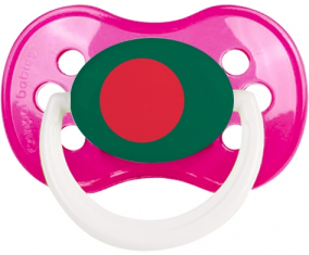 Bandera de Bangladesh anatómica tetina clásica rosa oscura
