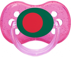 Bandera de Bangladesh Cereza Lollipop Rosa lentejuelas