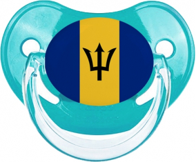 Bandera de Barbados Clásica Piruleta Fisiológica Azul