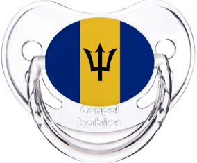 Barbados Bandera Clásica Transparente Piruleta Fisiológica