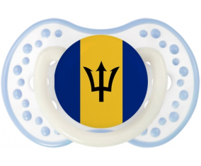 Bandera de Barbados lovi dynamic clásico cian blanco