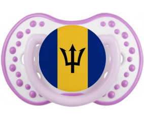 Bandera de Barbados lovi dynamic clásico white-mauve