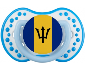 Bandera de Barbados lovi dynamic blanco azul fosforescente