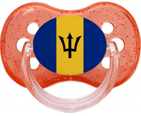 Bandera de lentejuelas de cereza tetina de Barbados