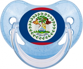 Bandera de Belice Azul Lentejuelas Piruleta Fisiológica