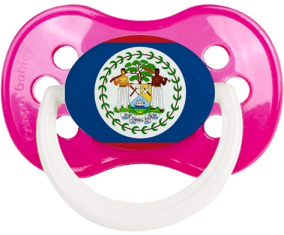 Bandera de Belice anatómica tetina clásica rosa oscura