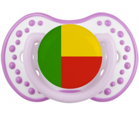 Bandera Benin Lollipop lovi dynamic Clásico White-Mauve
