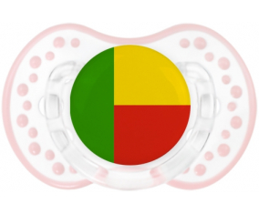 Benin Flag Lollipop lovi dynamic clásico retro-blanco-rosa-tierno