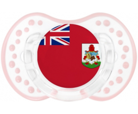 Bandera de suceto de bermudas lovi dynamic clásico retro-blanco-rosa-tierno