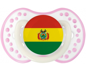 Bandera de Bolivia lovi dynamic fosforescente blanco-rosa