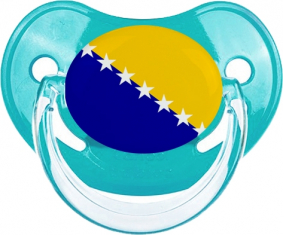 Bandera Bosnia y Herzegovina: Chupete fisiológica personnalisée