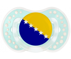 Bandera Bosnia y Herzegovina Sucete lovi dynamic clásico retro-turquesa-laguna