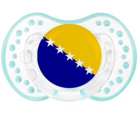 Bandera Bosnia y Herzegovina Sucete lovi dynamic clásico retro-laguna blanca