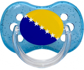 Bandera Bosnia y Herzegovina: Chupete Cereza personnalisée