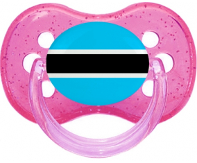 Bostwana Bandera Cereza Lollipop Rosa lentejuelas