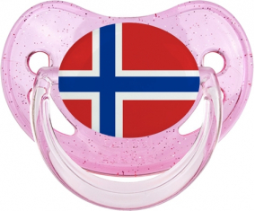 Bandera Bouvet Island Physiological Lollipop Rosa lentejuelas