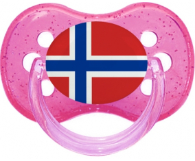 Bandera Bouvet Island Cherry Lollipop Rosa lentejuelas