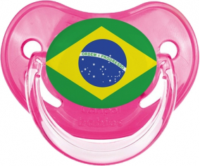 Bandera Brasil Piruleta Fisiológica Rosa Clásica