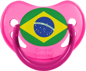 Bandera Brasil Piruleta Fisiológica Rosa fosforescente