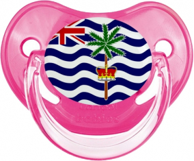 Bandera territorio británico del Océano Índico Clásico Tetin Rose fisiológica
