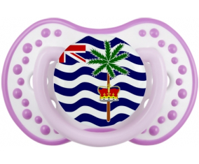 Bandera territorio británico del Océano Índico Sucete lovi dynamic clásico white-mauve