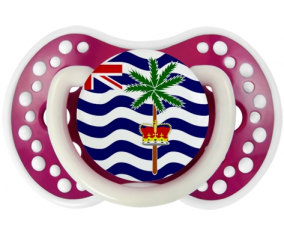 Bandera territorio británico del Océano Índico Sucete lovi dynamic Fucsia Fosforescente