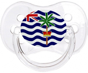 Bandera territorio británico del Océano Índico Azúcar Cherry Classic Transparente