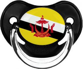 Brunei Darussalam Clásico Negro Bandera de Suceto Fisiológico