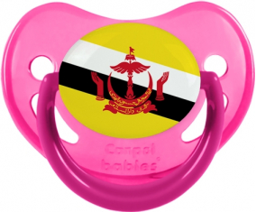 Bandera Brunei Darussalam Sucete Fosforescente Fisiológico Rosa Fosforescente