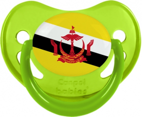 Bandera Brunei Darussalam Sucete Fisiológico Fosforescente Verde