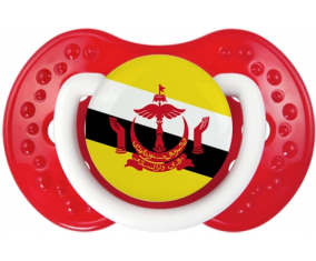 Brunei Darussalam Bandera tetina lovi dynamic clásico blanco-rojo