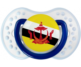 Brunei Darussalam Bandera tetina lovi dynamic clásico azul marino-blanco-azul