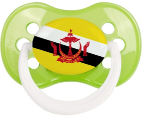 Brunei Darussalam Clásico Bandera Anatómica Verde Lollipop