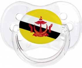 Brunei Darussalam Clásico Transparente Cherry Lollipop Bandera
