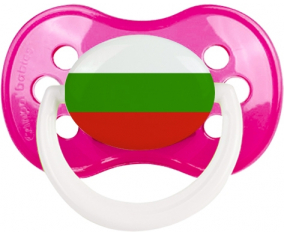 Bandera de Bulgaria anatómica tetina clásica rosa oscura