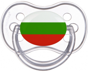 Bulgaria bandera anatómica clásico transparente tetina