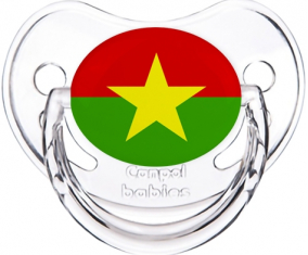 Bandera Burkina Faso Clásica Transparente Piruleta Fisiológica