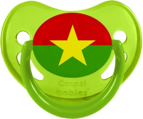 Bandera Burkina Faso Piruleta Fisiológica Fosforescente Verde