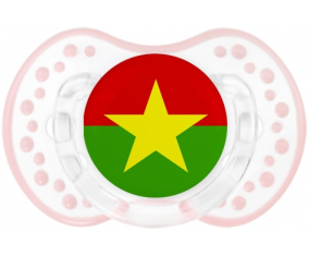 Bandera Burkina Faso Lollipop lovi dynamic clásico retro-blanco-rosa-tierno