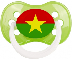 Bandera Burkina Faso Clásico Piruleta Anatómica Verde