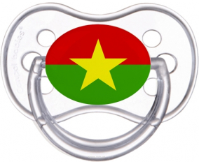 Bandera Burkina Faso Clásico Transparente Piruleta Anatómica